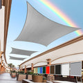 Royal Shade 12' x 20'Grey Rectangle Square Sun Shade Sail Order to Make RSTAPS10 Canopy, UPF50+ 95% UV Blockage, 200GSM Commercial Standard Heavy Duty, 3 Years Warranty (We Make Custom Size)