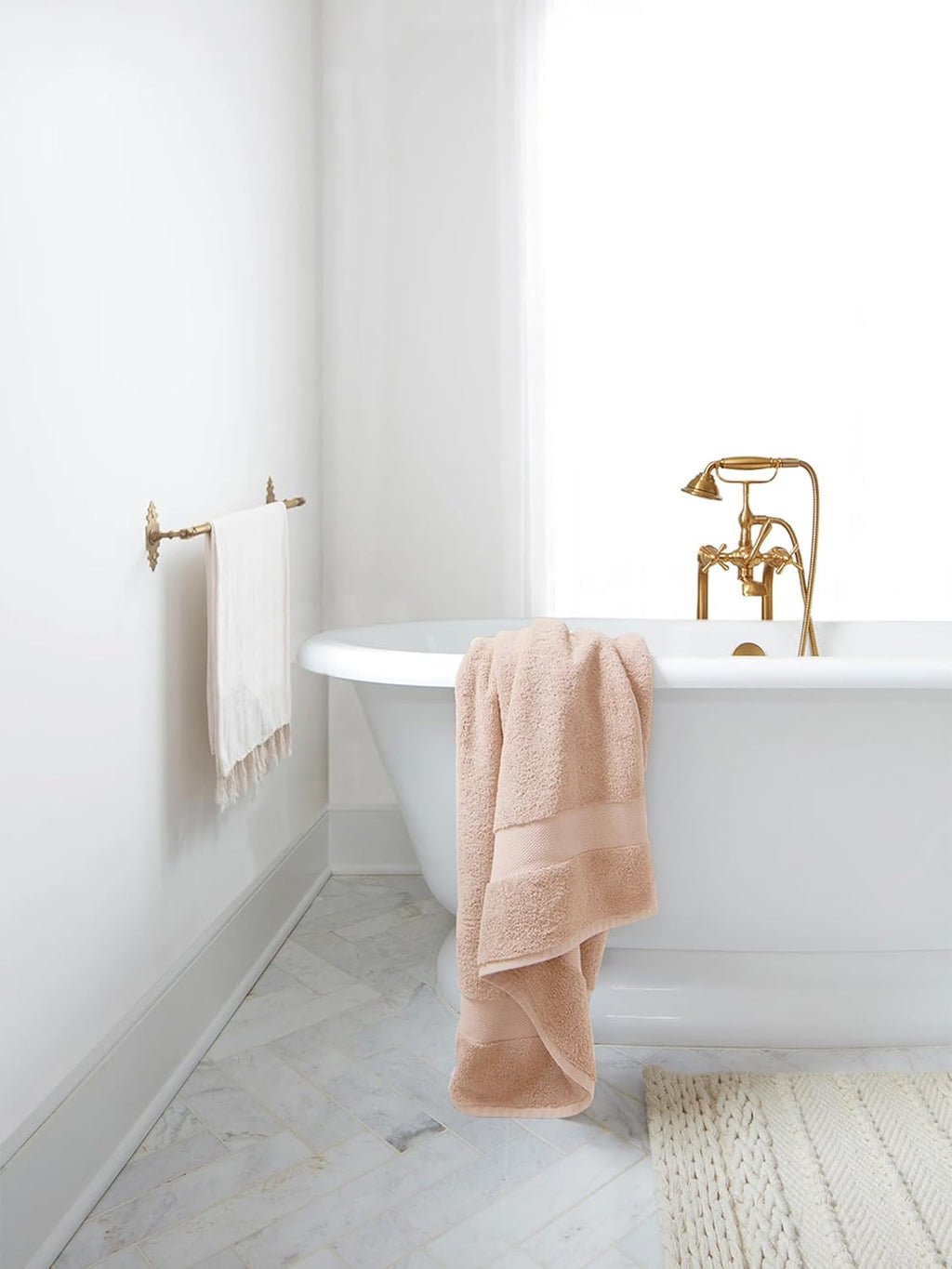 Organic Cotton Luxuriously Plush Bath Sheet Pack of 4 | GOTS & OEKO-TEX Certified | Premium Hotel Quality Towels | Feather Touch Technology|650 GSM Long Staple|Soft, Quick Dry & Ultra-Absorbent