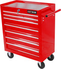 Larmliss 7-Drawer Rolling Tool Cart, Lockable Home Repair Tool Storage Organizer, Tool Box on Wheels,Tool Chest Cabinet for Mechanic, Garage