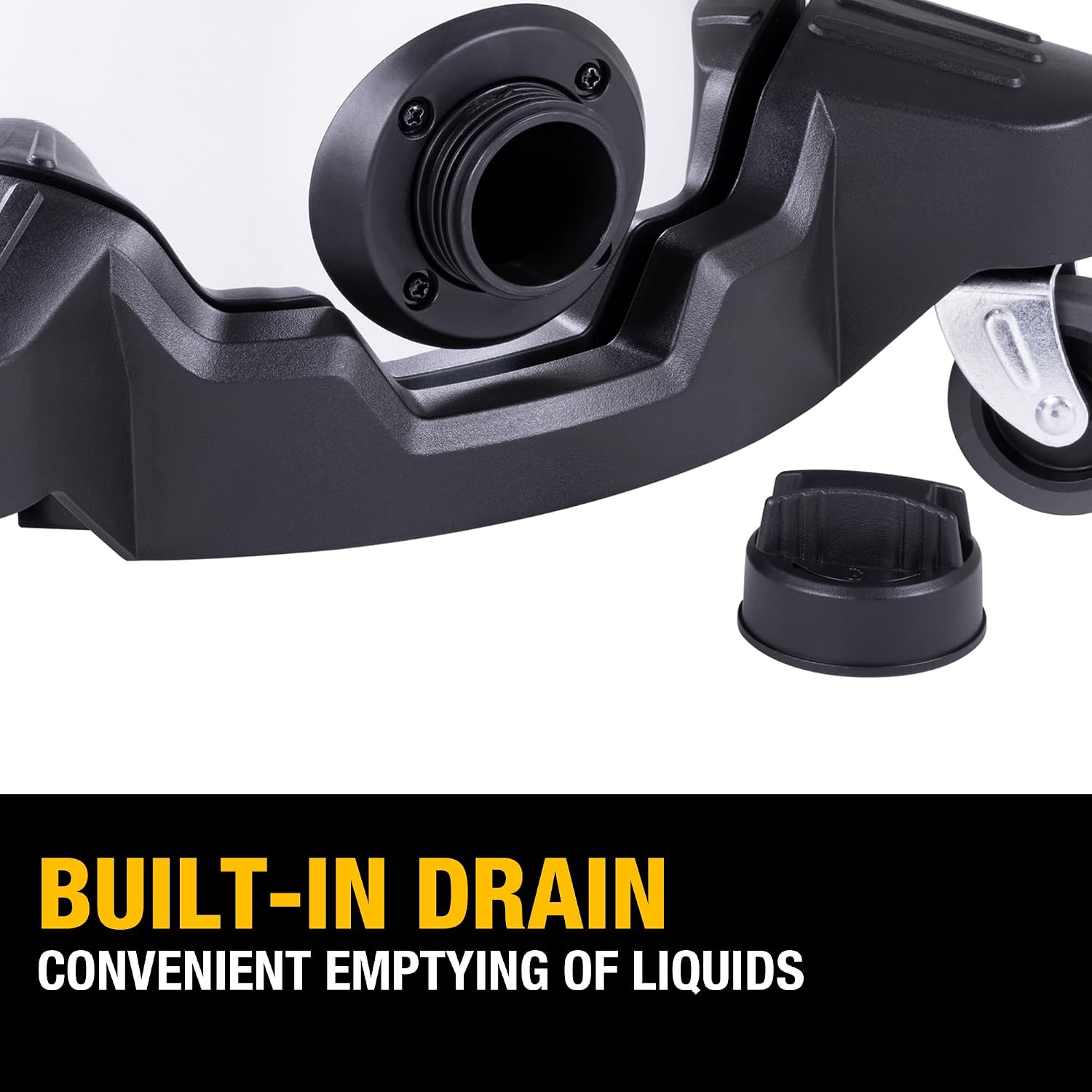 DEWALT DXV08S 8 Gallon Wet/Dry Vacuum, 4 Peak HP Shop Vacuum, Stainless Steel Tank, Silver