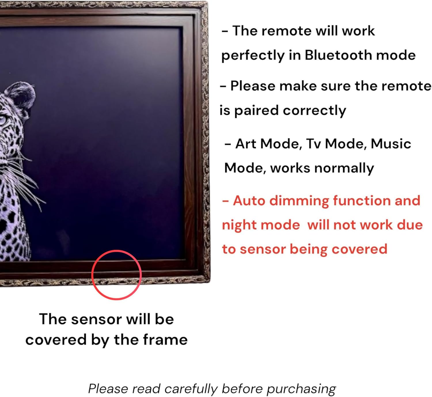 32, 43, 50 and 55 inch handmade ornate wood TV Frame for Samsung The Frame TV and Pro Tv. Dark Walnut with Gold trim. (2021-2025 models) (32 INCH)
