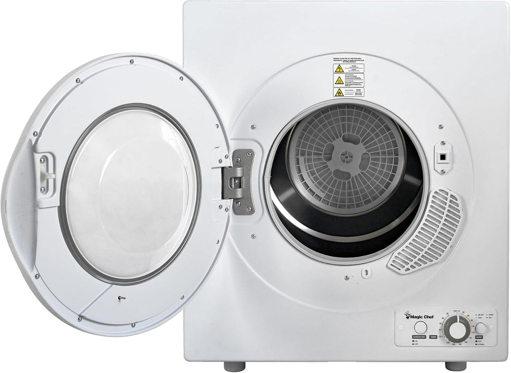 2.6 cu. ft. White Compact Electric Dryer