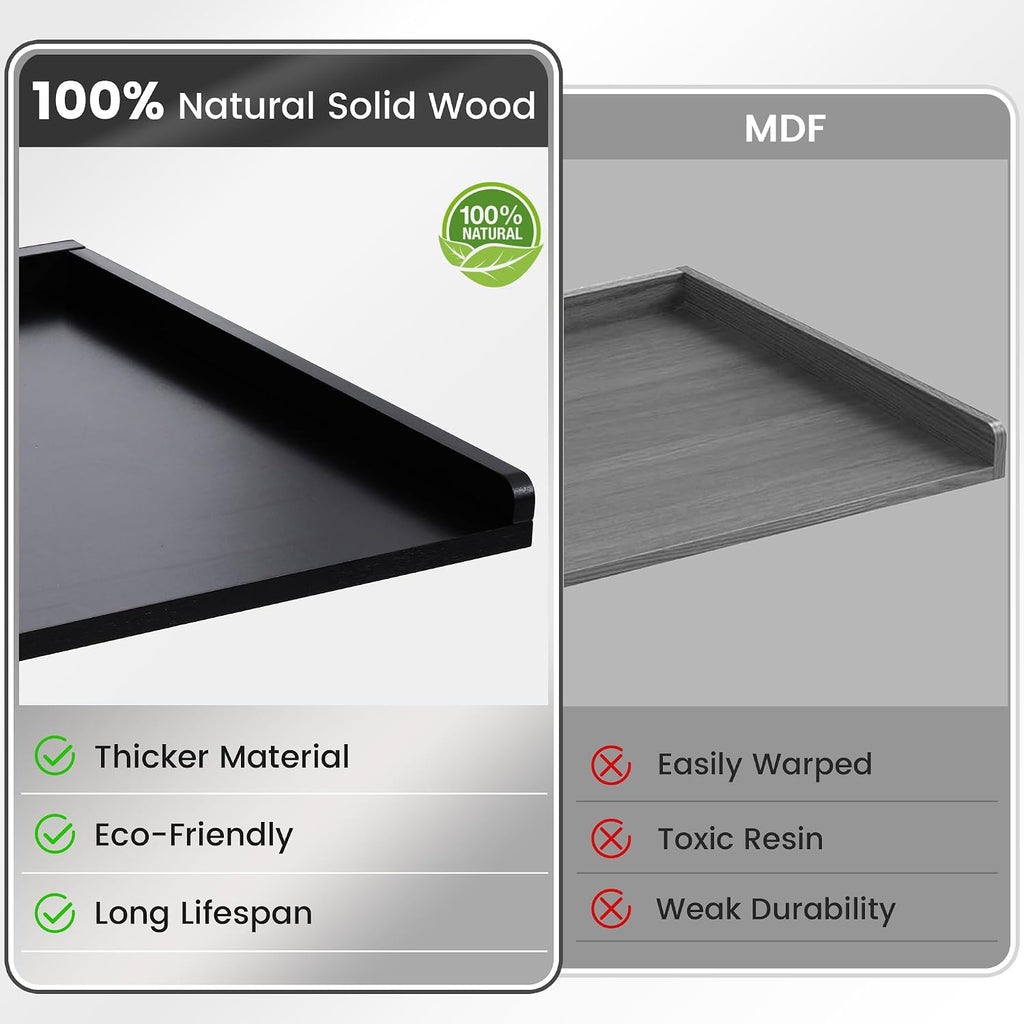 Murago Washer Dryer Countertop, 100% Natural Wood, Laundry Countertop Over Washer and Dryer, Laundry Machine Topper for Front Loaders, Fits All Major Brands, Anti Vibration Pads, 54' x 27.5' Natural