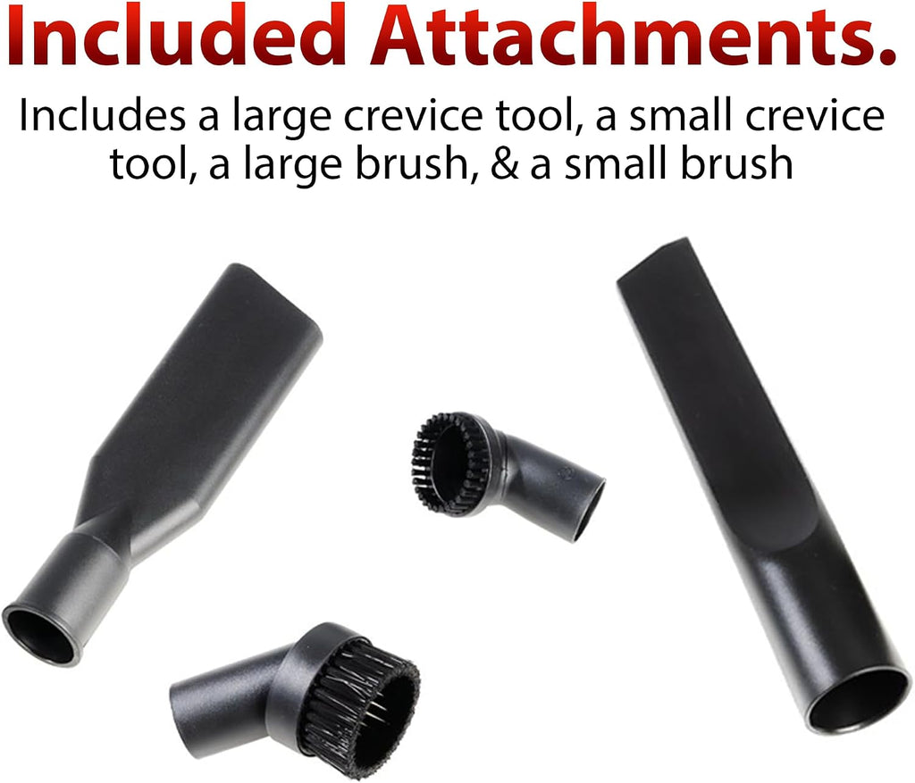 Adam's Polishes Cyclonic Vacuum Cleaner Premium Car Detailing Vacuum for Garage, Shop, Home | Powerful Suction, Lightweight, Portable, Heavy Duty | 4 Attachments Included