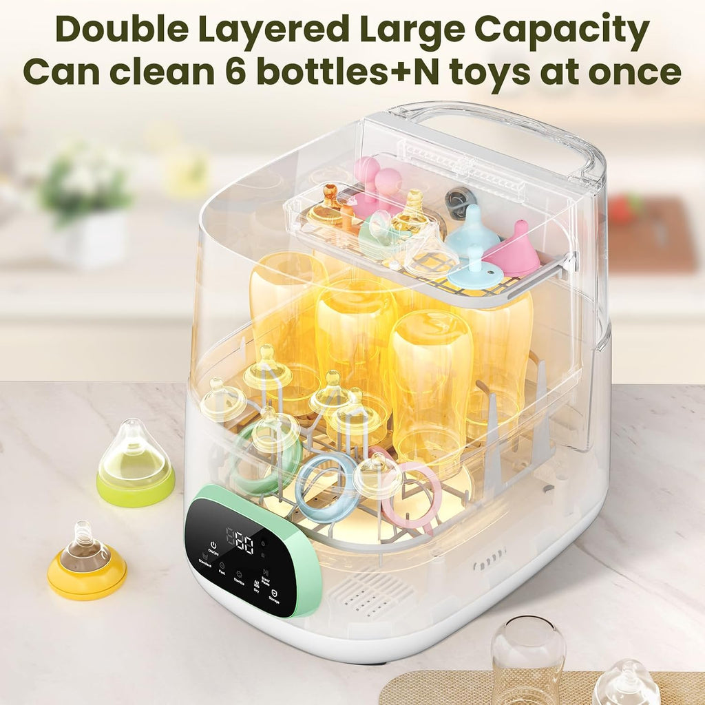 Bottle Washer Pro, All-in-One Baby Bottle Washer and Sterilizer & Dryer, Cleaning Machine for Bottles, Pump Parts & Baby Essentials, Effortless Care, Replaces Hand Washing