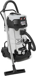 Dapper Supply 21 Gallon 8.5 Peak HP Wet/Dry Vacuum, Stainless Steel Tank, 2 in 1 Function Portable Shop Vacuum with Attachments, Built-in Drain Ideal for Jobsite, Garage & Workshop.