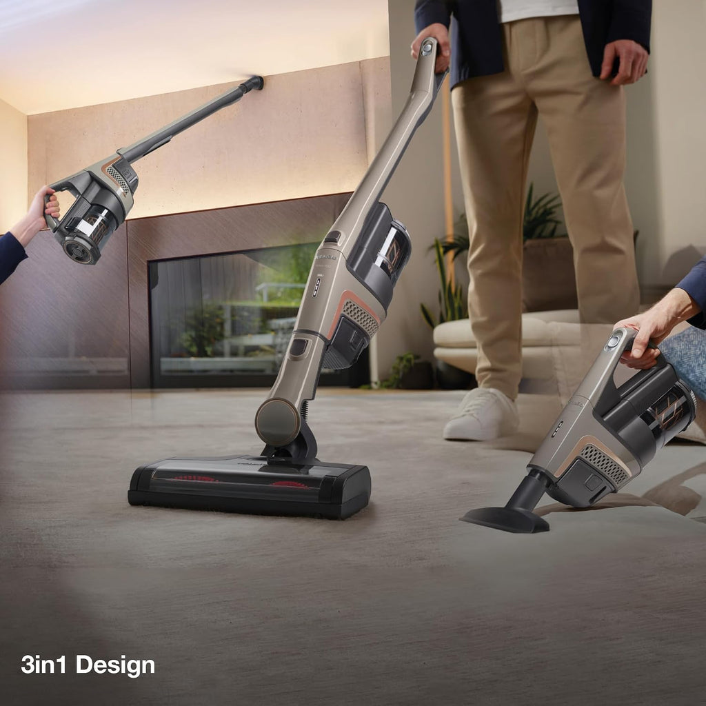 Miele Triflex HX2 Sprinter Vacuum Cleaner,120 min runtime, Cashmere Grey / Rose Gold