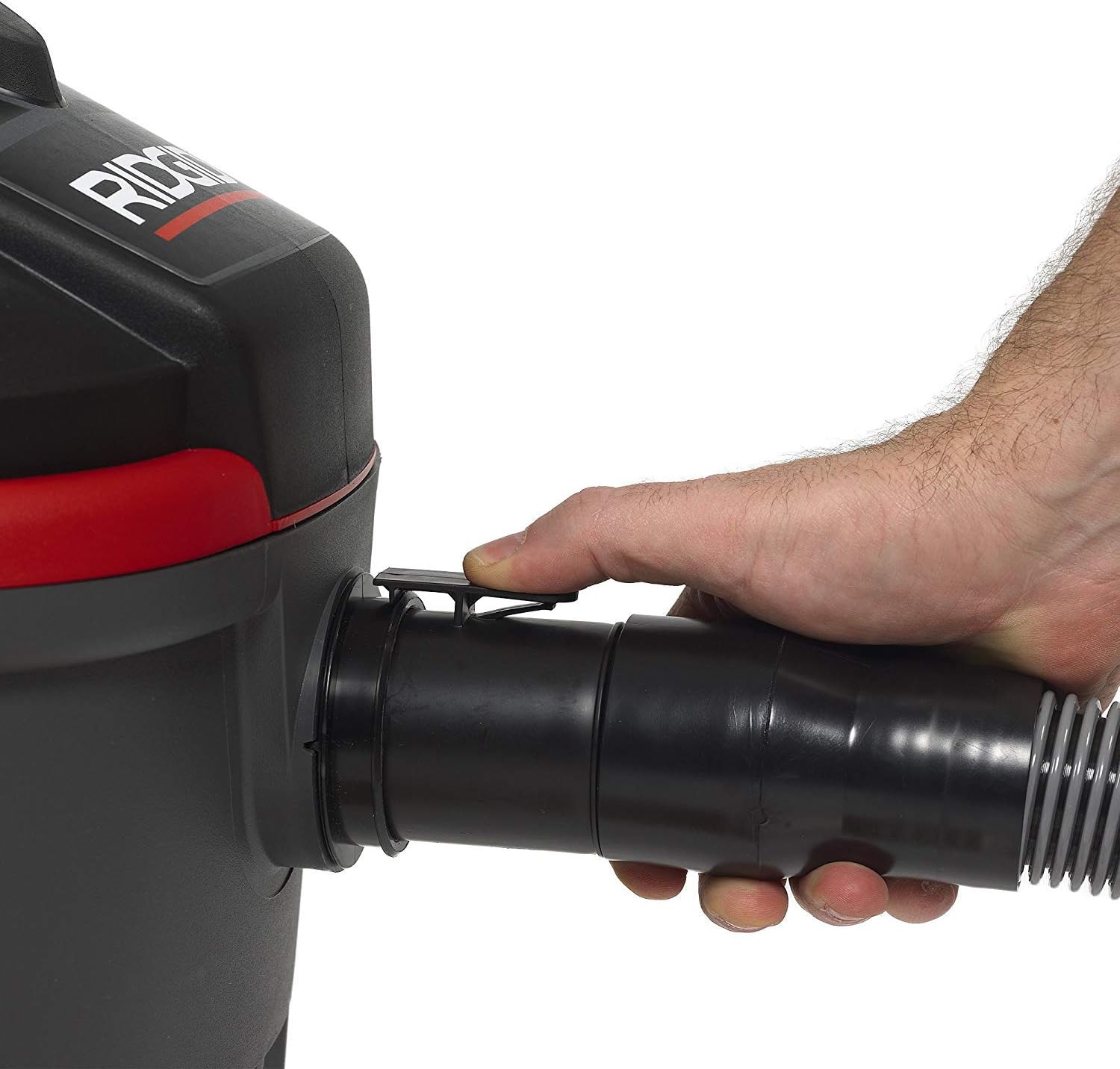 RIDGID 50313 Model 4000RV 4-Gallon Portable Wet and Dry Compact Vacuum Cleaner with 5.0 Peak-HP Motor, 4 gallon, Red