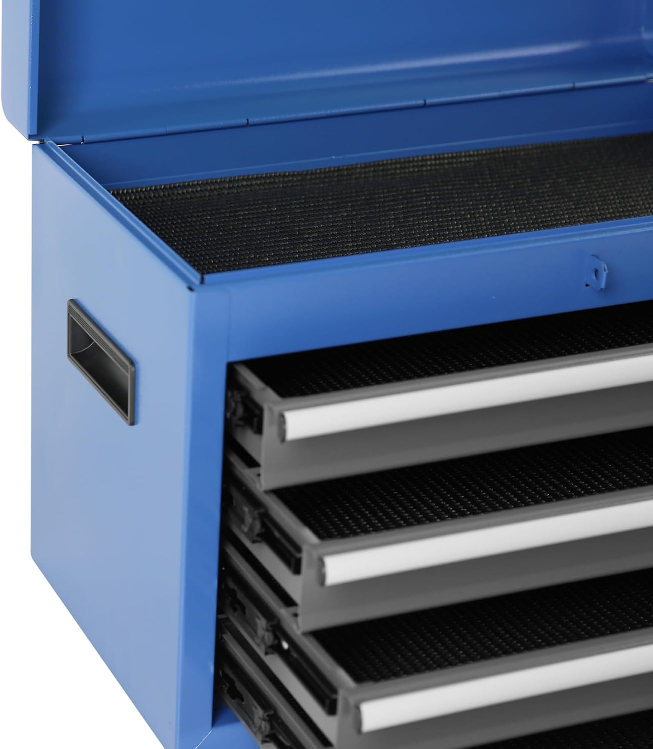 Large Rolling Tool Chest,5-Drawer Tool Boxes On Wheels with Organizer Bins,Mobile Steel Detachable Tool Cabinet with Hooks,Adjustable Shelf & Locking System for Workshop Garage Grey
