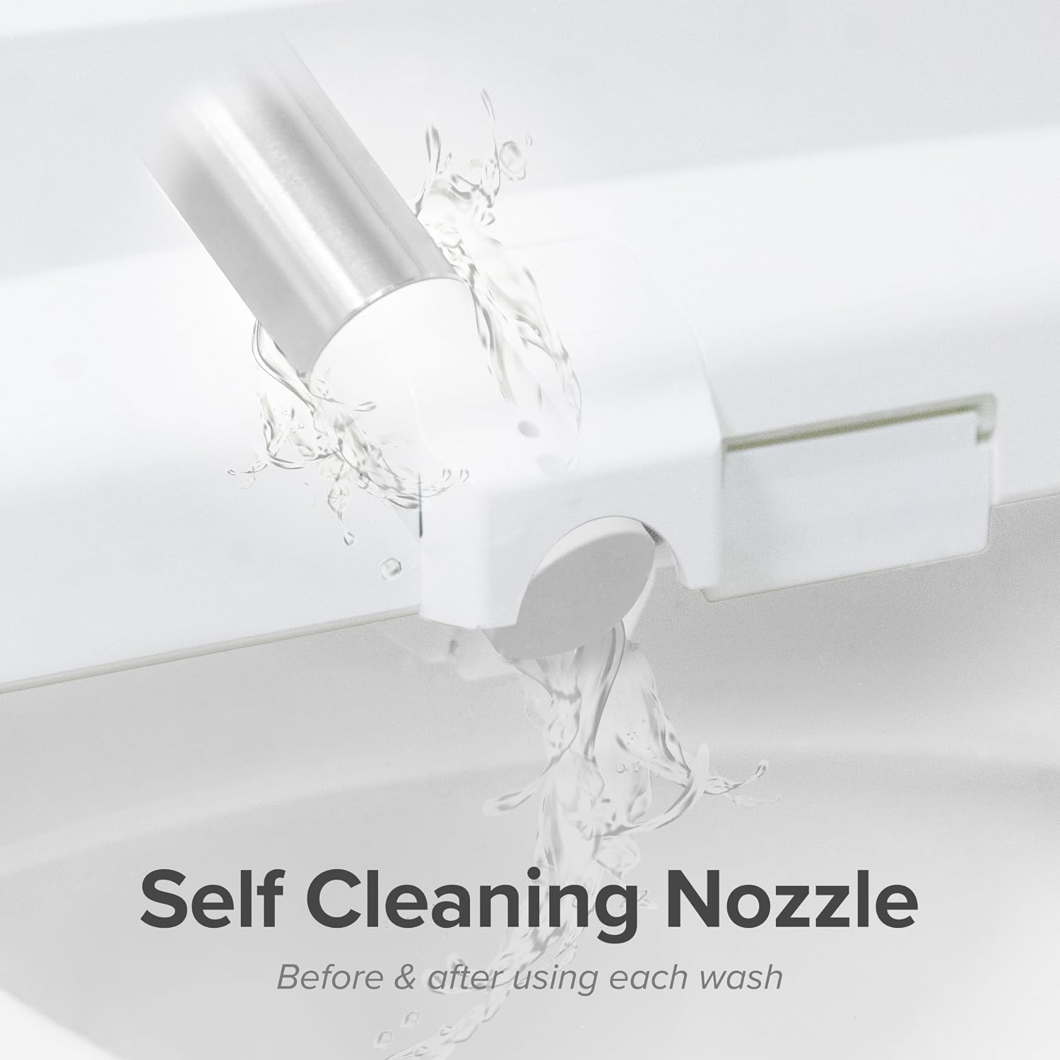 SmartBidet® SB-2600 Electric Smart Bidet™ Seat Unlimited Hot Water - Electronic Heated Toilet Seat with Warm Air Dryer and Temperature Controlled Wash Functions - Elongated