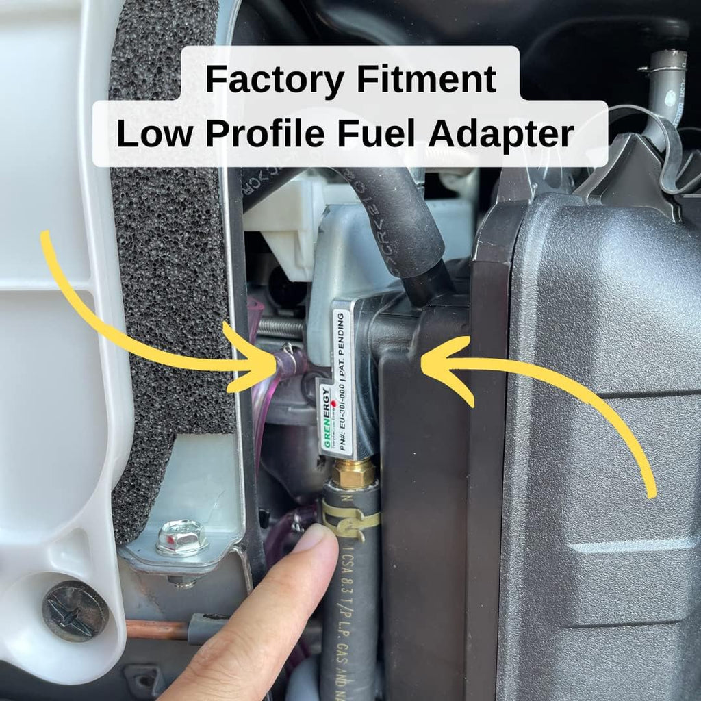 EU3000is Propane, Natural Gas & Gasoline Tri Fuel Conversion Kit for Honda Generator Inverter LPG CNG