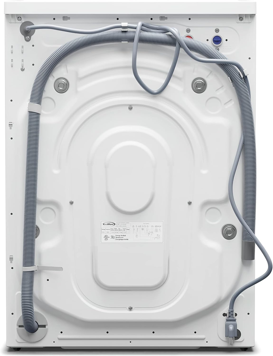 KoolMore 2-in-1 Front Load Washer and Dryer Combo, 2.7 Cu. Ft., for Apartment, Dorm, RV, 16 Wash and 4 Dry Cycles, Compact Space Saver [White] [120V] (FLC-3CWH)