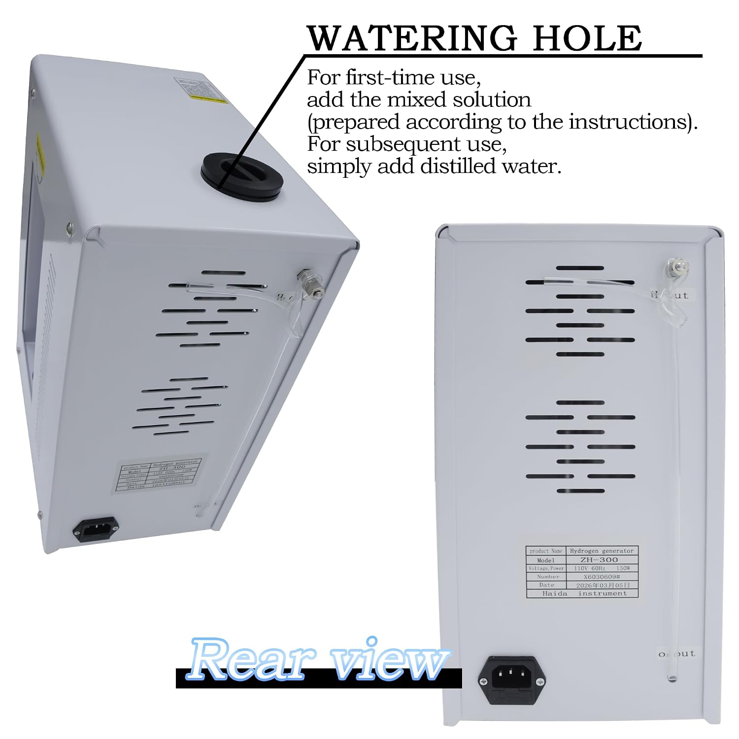 99.999% Laboratory Electrolysis Hydrogen Generator Maker Use with Gas Chromatograph