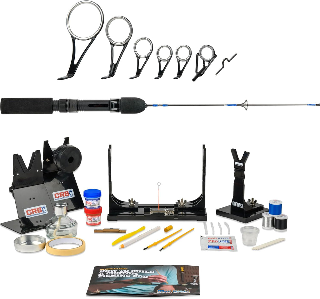 Mud Hole All-in-One Fishing Rod Building Kit with Tools, Components, and Supplies