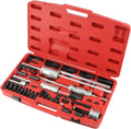 maXpeedingrods 40 Pcs Diesel Fuel Injector Puller Removal Tool, Auto Truck Diesel Injector Extractor Removal Tool, Slide Hammer Fuel Injector Removal Tool Kit for Diesel Engines