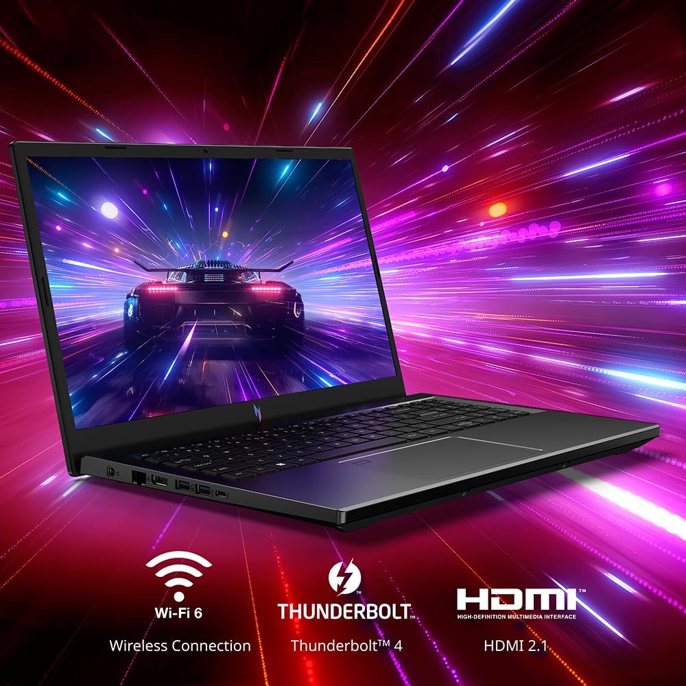Acer Nitro V Gaming Laptop | Intel Core i5-13420H Processor | NVIDIA GeForce RTX 3050 Laptop GPU | 15.6' FHD IPS 144Hz Display | 8GB DDR5 | 512GB Gen 4 SSD | WiFi 6 | Backlit KB | ANV15-51-532J