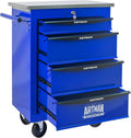 Campfun Tool Cart on Wheels 4 Drawers Rolling Tool Chest Workbench, Metal Tool Cabinet with Extra 7 Tool Storage Boxes, Tool Chest Combo Portable Mechanic Tool Cart for Garage Workshop Warehouse
