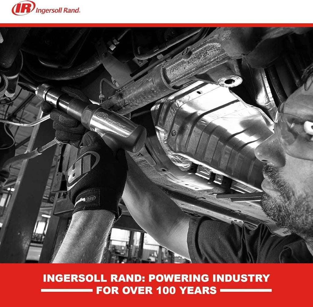 Ingersoll Rand 123MAXK Vibration Reduced Air Hammer 5-Piece Chisel Set, 3,530 BPM, 2-5/8' Stroke, Round Shank
