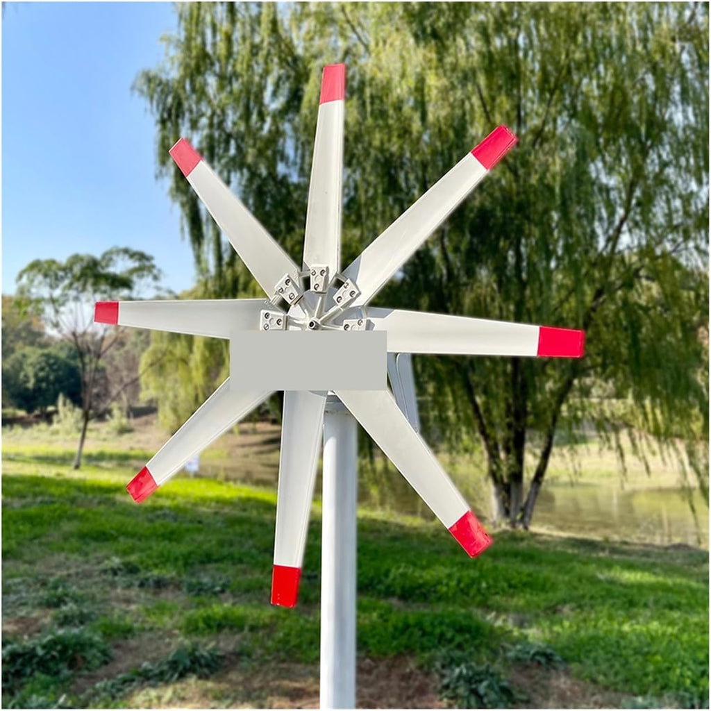 Wind Turbine Generator Kit, 3000W Horizontal Wind Turbine nerator 3KW 12V 24V 48V Alternator Free Energy Windmill for Home Farm for Hybrid Solar Wind System(24V)