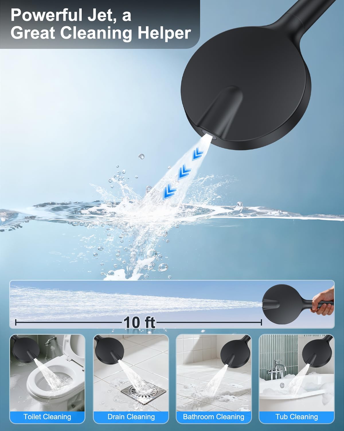 Matte Black 11-Inch Rainfall Shower System – Premium Filtered Handheld Sprayer & Fixed Shower Head, Complete Bathroom Set Faucet Mixer Trim & Valve