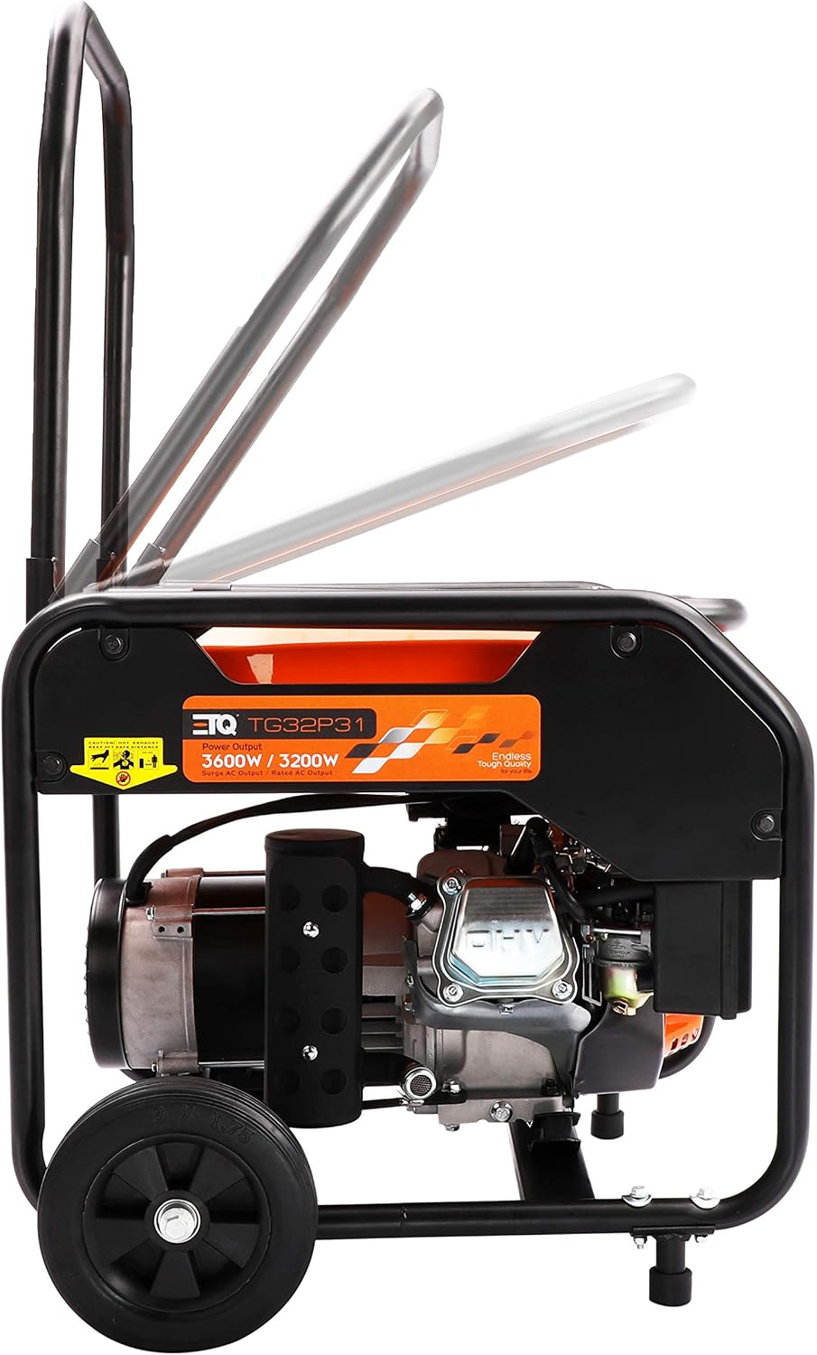 ETQ-13 Tough Quality 3600-Watt Gas Powered Generator, Extremely Quiet- CARB Compliant