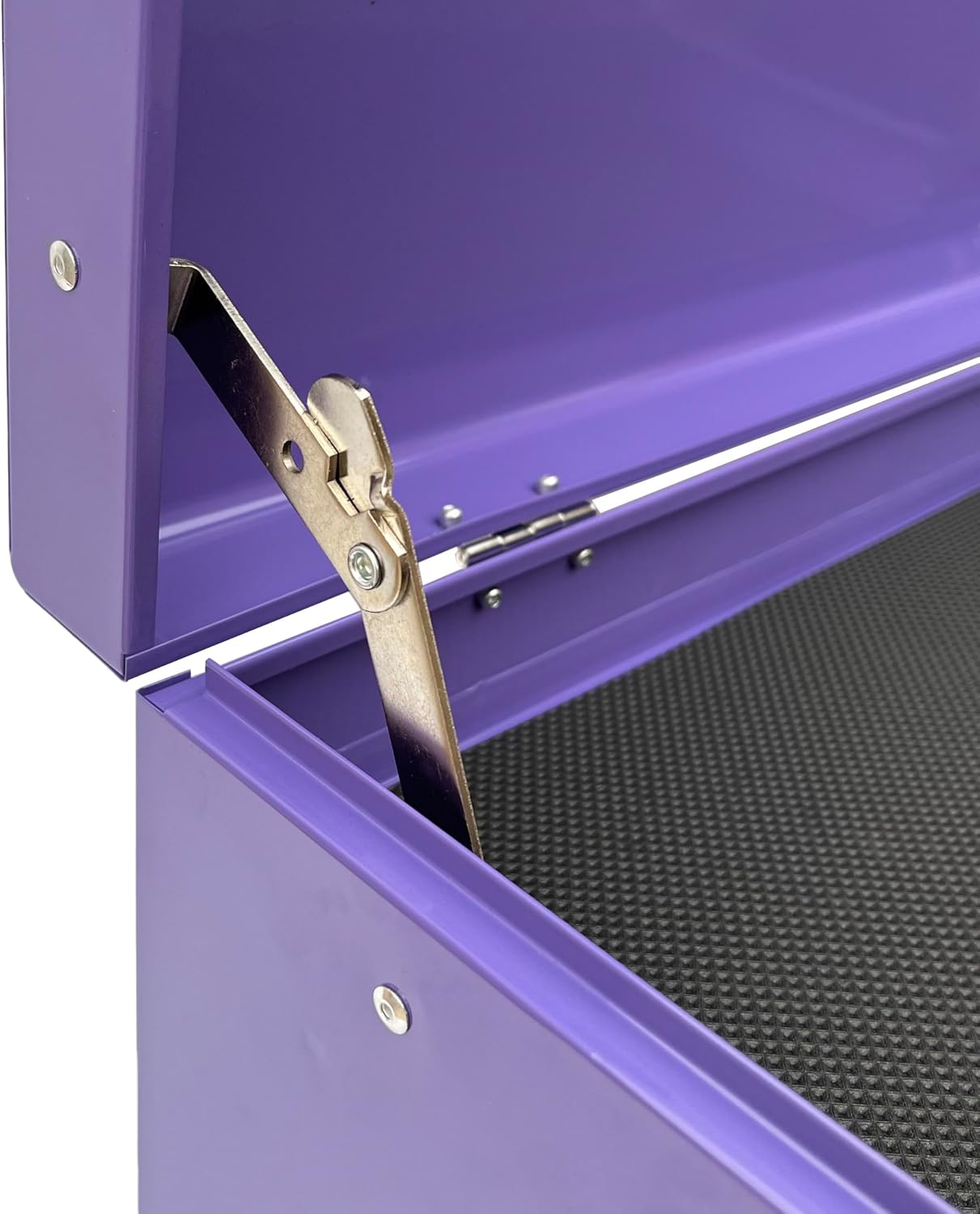 Workington Portable Metal Tool Chest with 6 Drawers, 24' 6-Drawer Tool Chest Cabinet with Ball Bearing Drawer Slides, Steel Tool Storage Box Organizer 4005 Purple