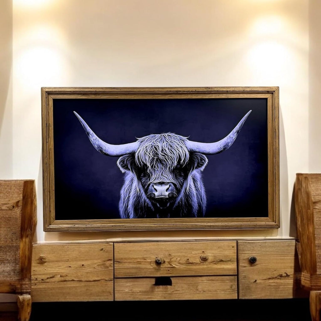 32, 43, 50 & 55 Inch Handmade rustic wood frame. Only works for Samsung The Frame TV and Pro TV. Light Wood Stain (not for use with other models) (50 Inch)