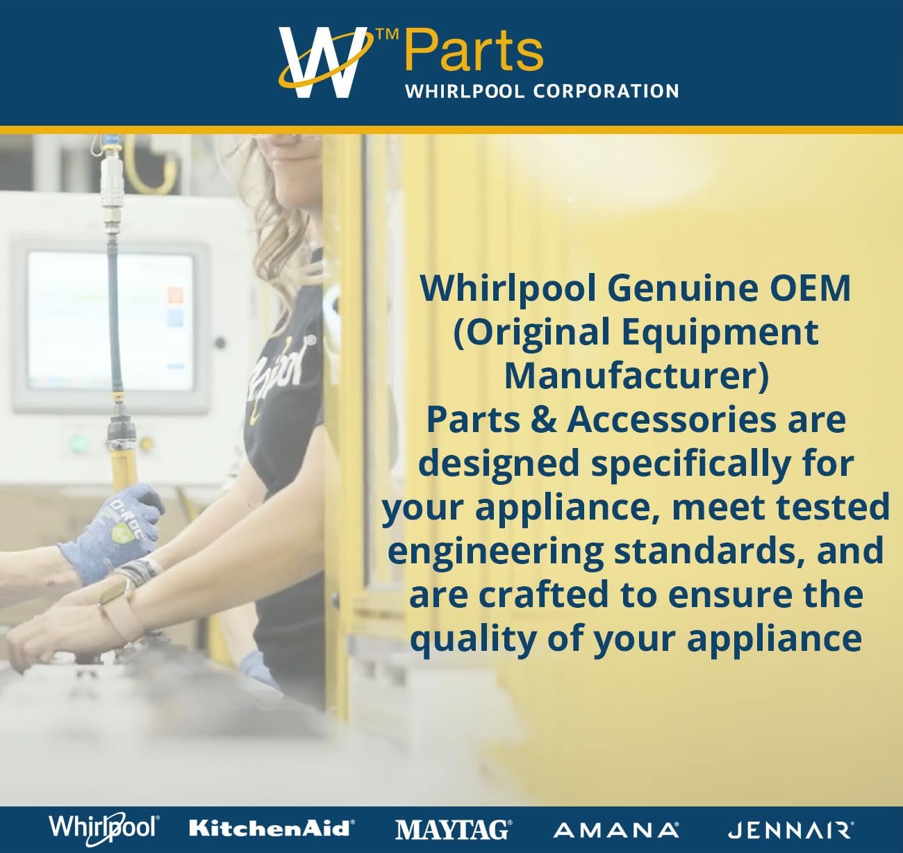 Whirlpool W11393685 Genuine OEM Top Load Washer Transmission Replacement Part - Replaces W10447976, W10811956, W10868473, W11134159, and more