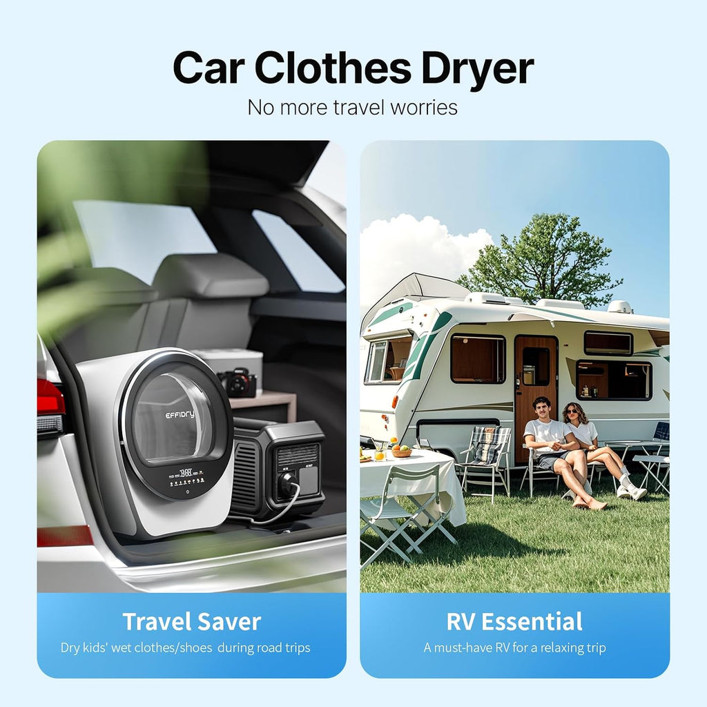 S3 Compact Clothes Dryer 1.0 cu.ft Capacity 110V 1050W Portable Dryers Machine with Stainless Steel Drum 8 Drying Mode for Small Spaces,Apartments dorm Mini electric secadora portatil de ropa