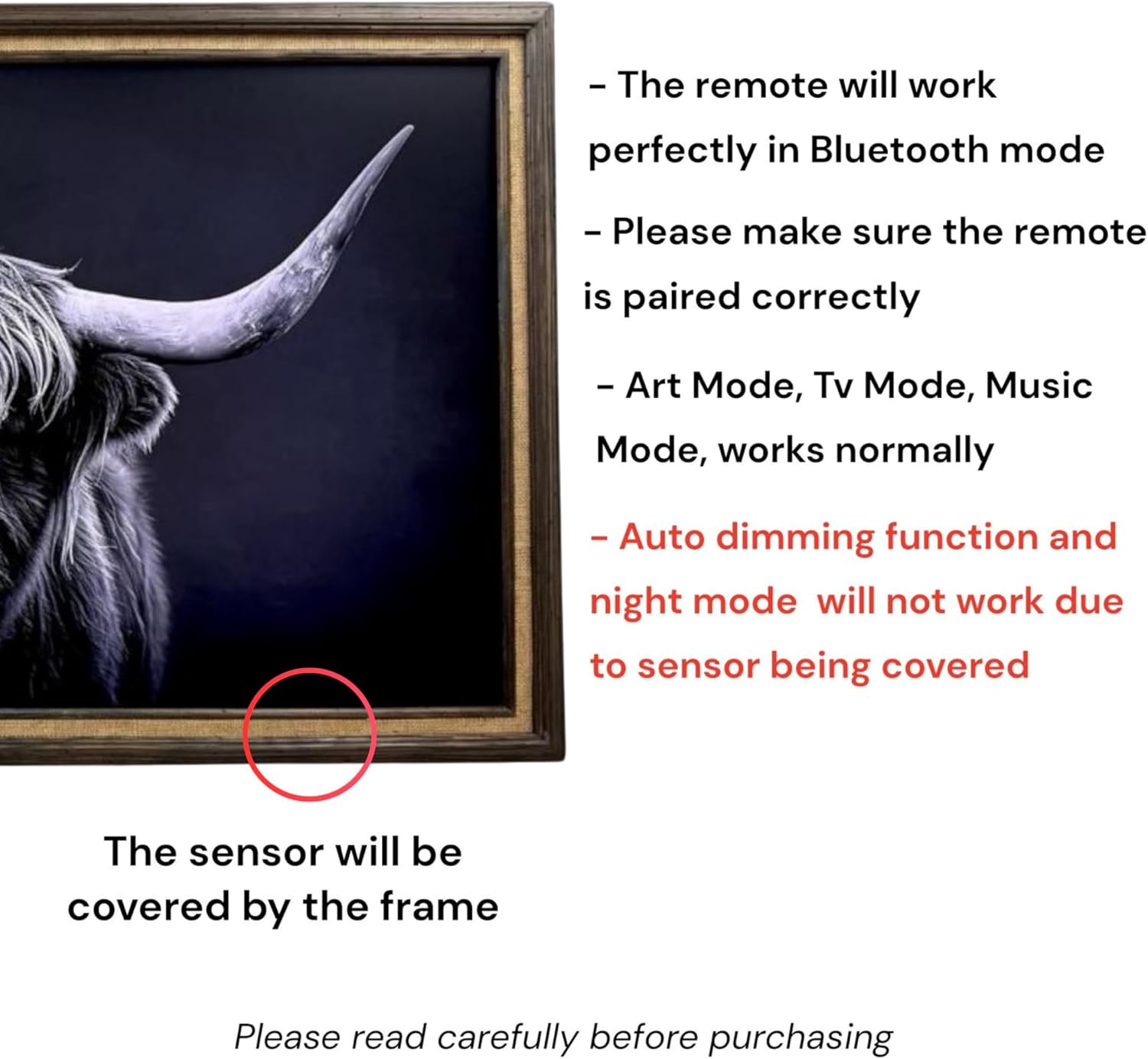 32, 43, 50 & 55 Inch Handmade wood ornate TV Frame for Samsung The Frame TV, Rustic Dark Wood Stain with Burlap fabric liner (not for use with other models) (43 INCH)