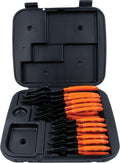 Lang Tools (3495) 12-Piece Fixed Tip Combination Internal/External Snap Ring Pliers Set