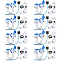 8 Pack 3/4 Inch Standard Condensate Trap with Cleaning Brush and Condensate Overflow Float Switch Compatible with SS2 Combo Kit for HVAC Systems, Air Conditioner