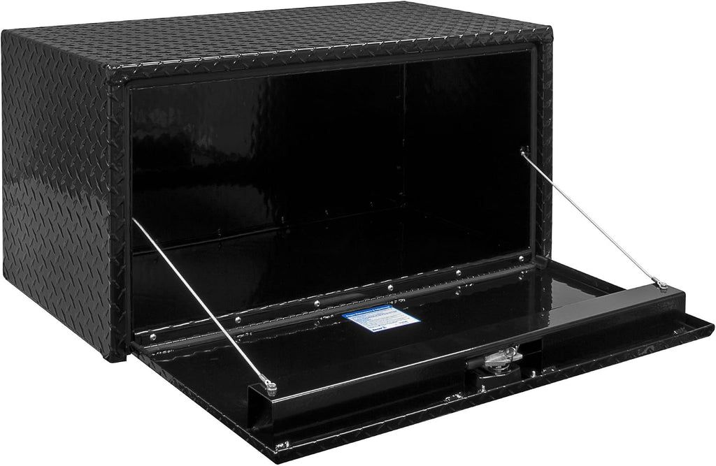 Buyers Products 1725133 Black Diamond Tread Aluminum Underbody Truck Tool Box, 24 x 24 x 30 Inch, Made In The USA, Truck Box For Storage & Organization, Durable Job Box for Truck