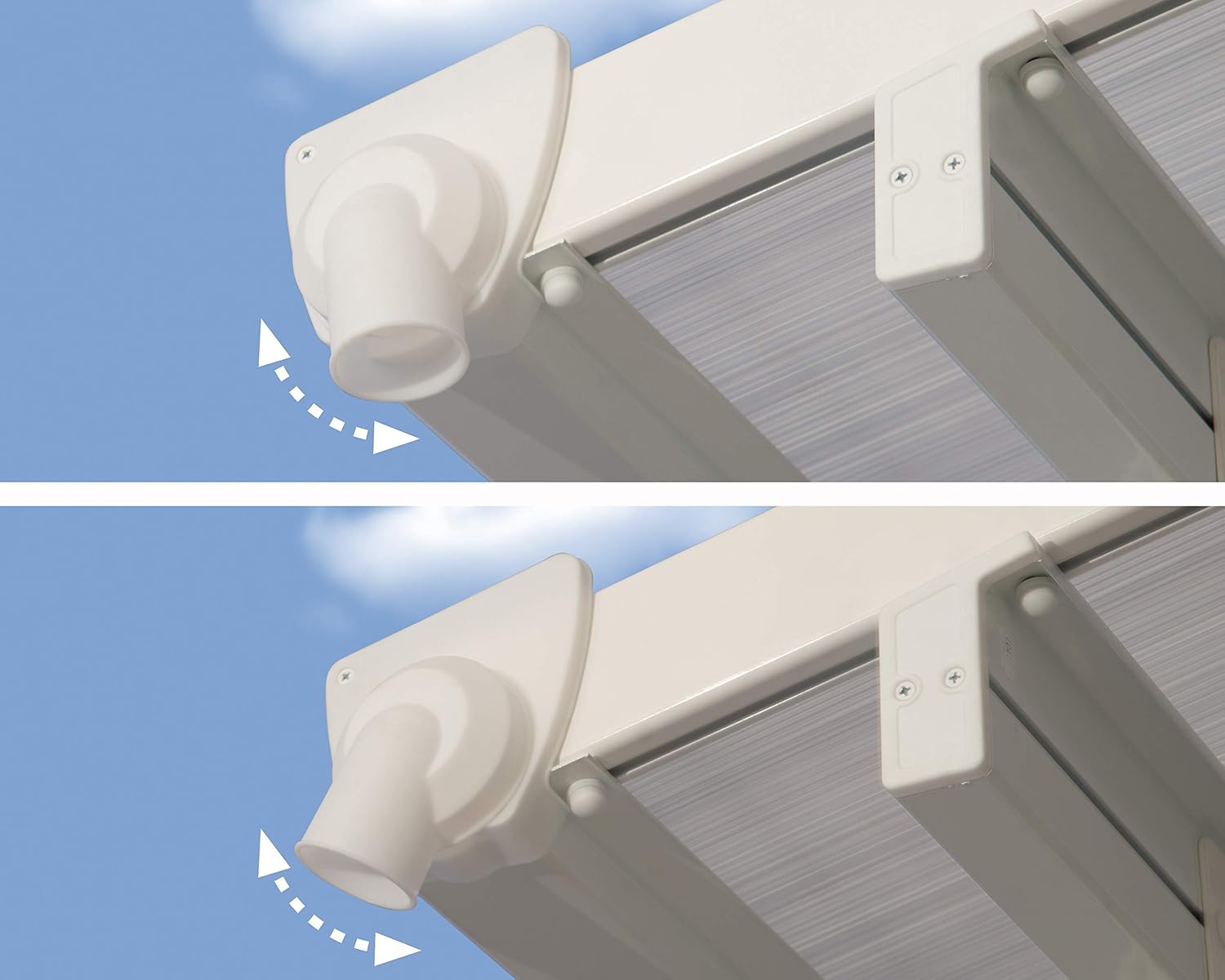 Palram - Canopia Feria 10' x 10' Patio Cover - White