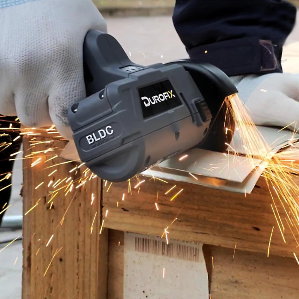 Durofix RC1222-P2G G12 Series 12V Cordless 3' Compact Cut-Off Tool Kit, 20,000 RPM with Interchangeable Blades & Safety Guard + 2 Battery & Canvas Bag