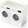 Ilyapa Washer Dryer Countertop - 27.5 x 54 inch Laundry Countertop, Washer and Dryer Covers for the Top, Laundry Room Organization and Storage