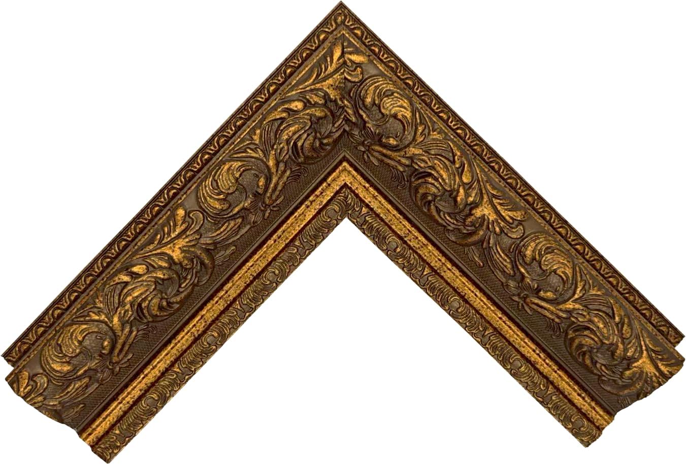 Classic Vintage Deep Gold 55' TV frame - Compatible ONLY with Samsung The Frame TV and Pro TVs (Fits 2021-2026 models, model codes: 55LS03A/B/C/D/FA/FW)