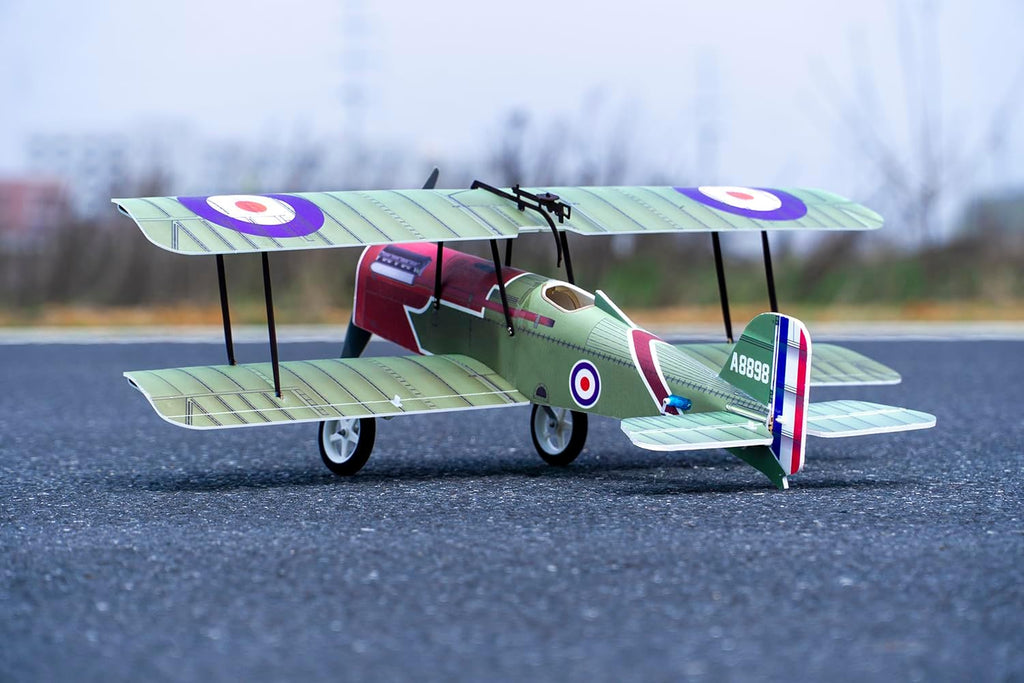 VilogaRC E33 S.E.5A 800mm Wingspan Foam RC Airplane for Adults DIY Fixed Wing Biplane Warbird KIT+Power Combo - (KIT+Motor+ESC+Servos)