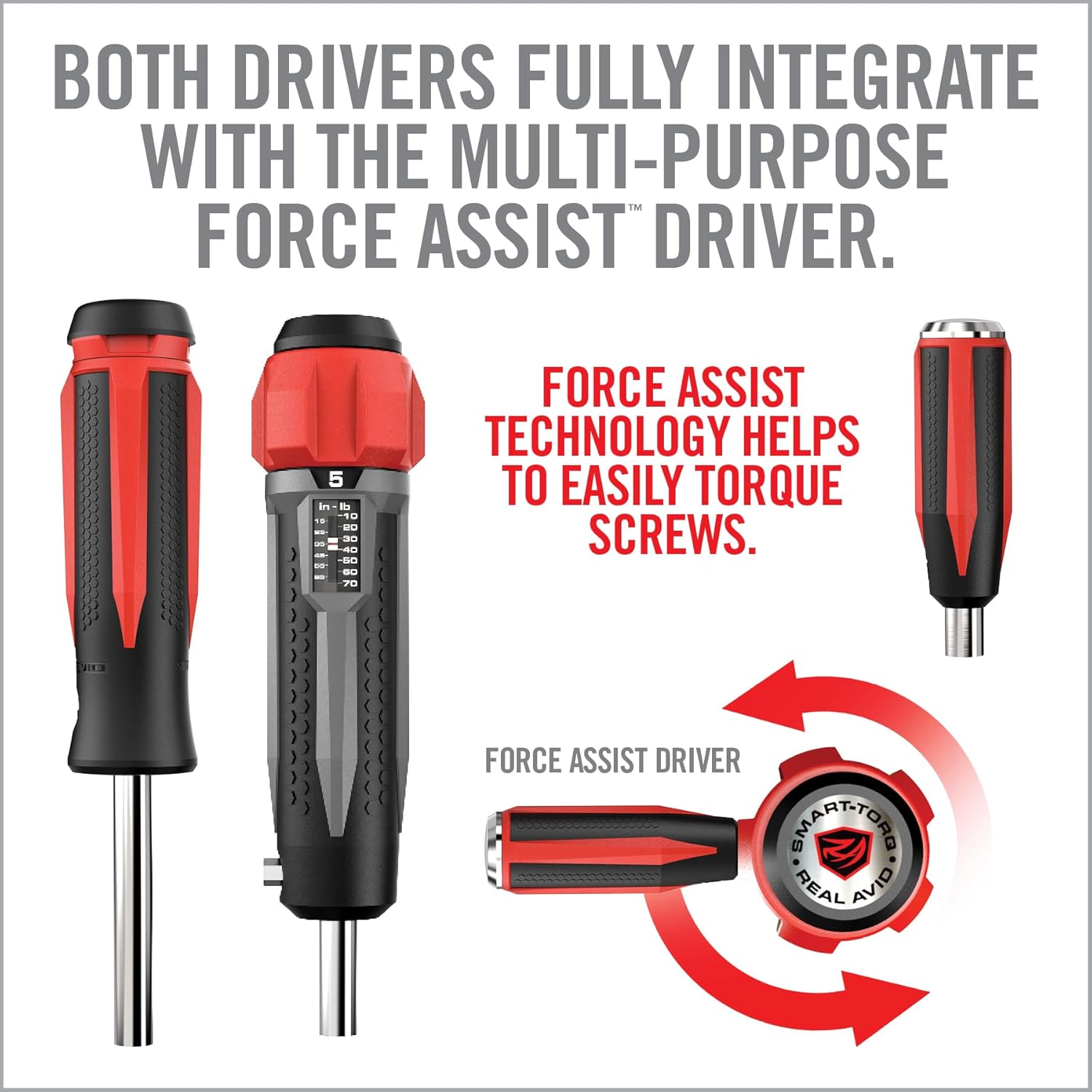 Real Avid Armorers Tool Kit – Precision Torque Wrench Set with 83 Bits, Magnetic Bit Driver, LED Screwdriver - Includes Hex Phillips Torx Drivers with Accurate Inch Pound Settings for Gun Maintenance