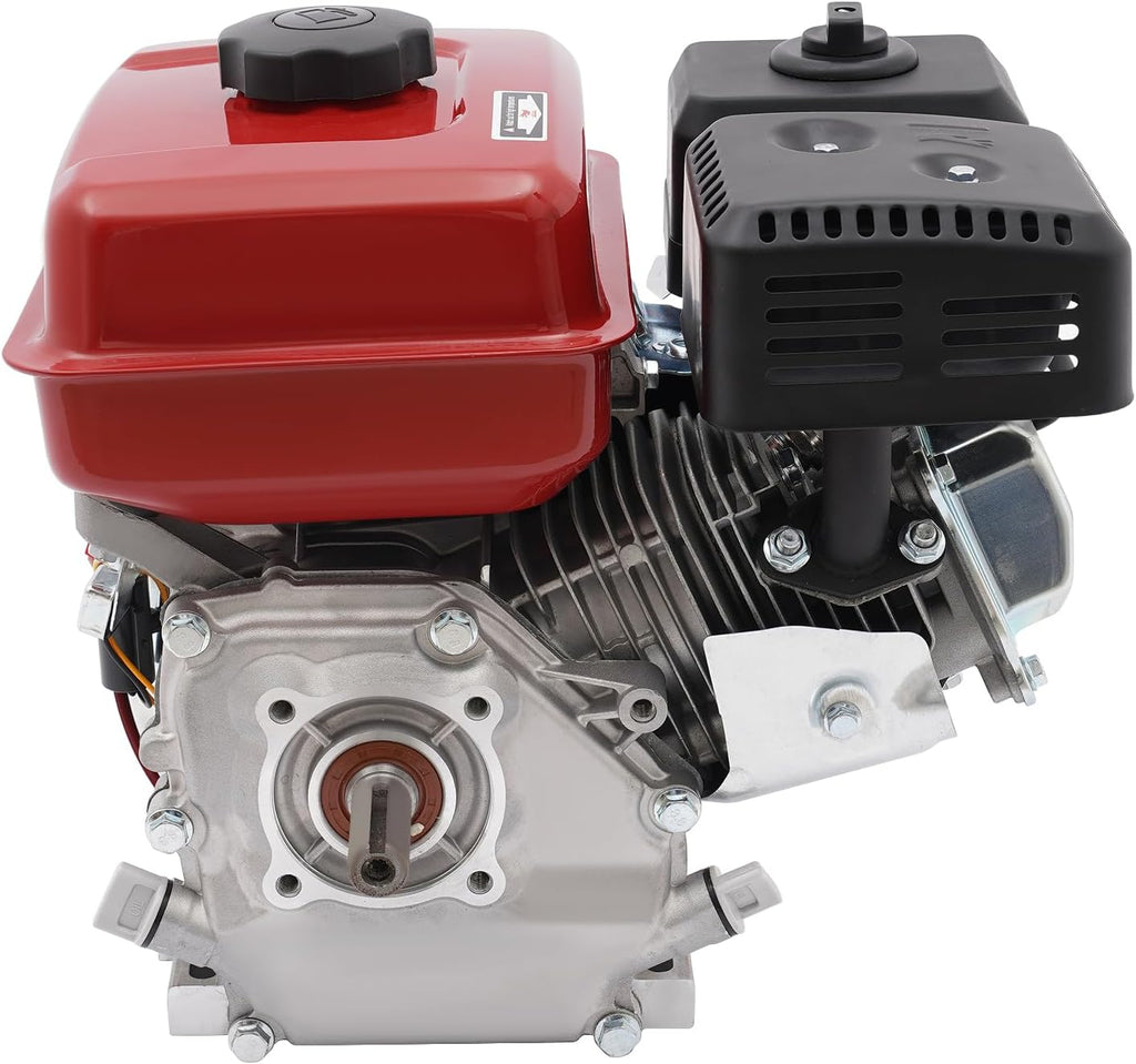 212cc 4-Stroke Pull Start Petrol Engine w/0.95Gal Fuel Tank,3000W 7.5HP Horizontal Air Cooled Single Cylinder Home-use Gas Engine for Water Pumps,Vibrators,Generators,Puffers,Threshers.