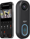 Geeni Smart Video Doorbell, 1080p HD, Motion Detection, Night Vision, Two-Way Audio, Weather-Resistant, Wired Installation, Alexa & Google Assistant Compatible, Wi-Fi Security Camera