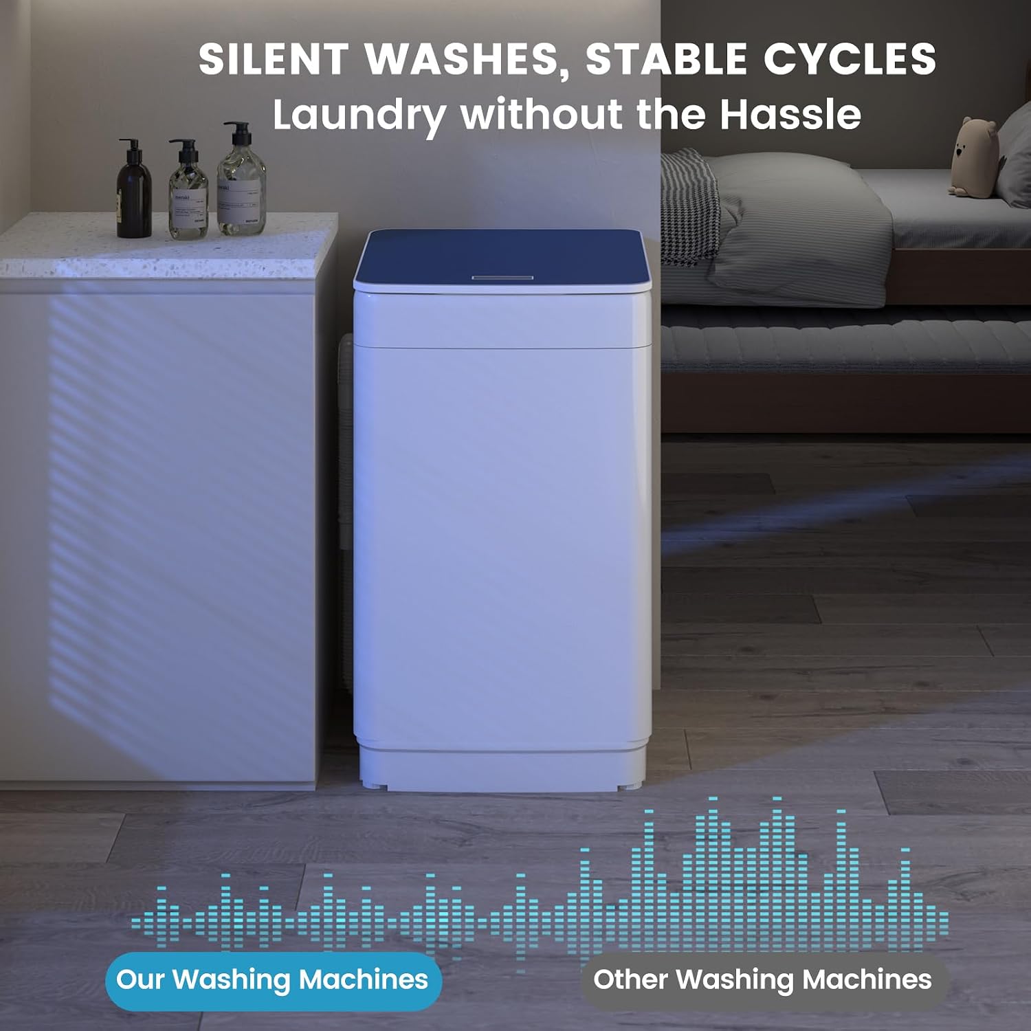 Zynkez 18Lbs Washer and 10Lbs Dryer Combo, Full Automatic Portable Laundry Set with 7 Wash Programs, 5 Dry Modes, Stainless Steel Tub, Compact for Apartments, Dorms, RVs