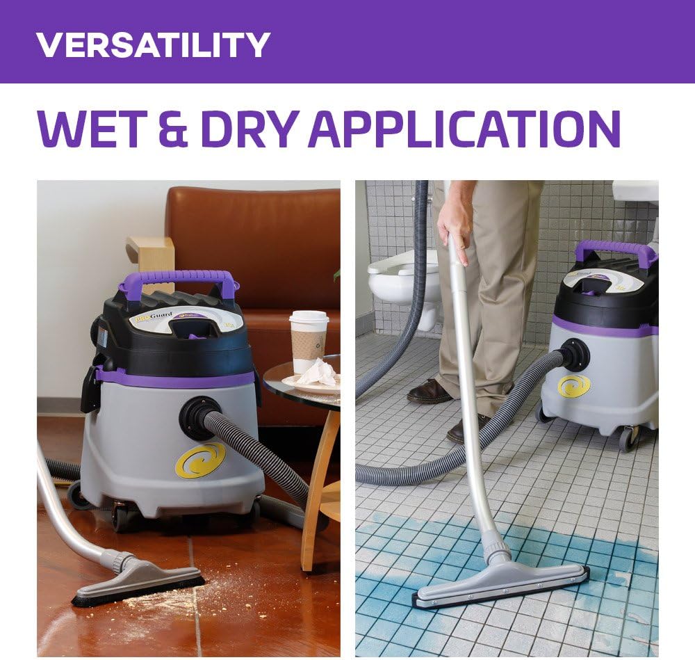 ProTeam Wet Dry Vacuums, ProGuard 10, 10-Gallon Commercial Wet Dry Vacuum Cleaner with Tool Kit