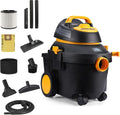 Shop-Vac 4 Gallon 5.5 Peak HP Wet/Dry Utility Vacuum with SVX2 Motor Technology, 3 in 1 Function Portable Shop Vacuum with Cart, Attachments, 5914000