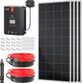 RICH SOLAR 800 Watt Premium Solar Kit Contains 4 High Efficiency 200W Monocrystalline Panels with 9 Busbars and 60A MPPT Controller