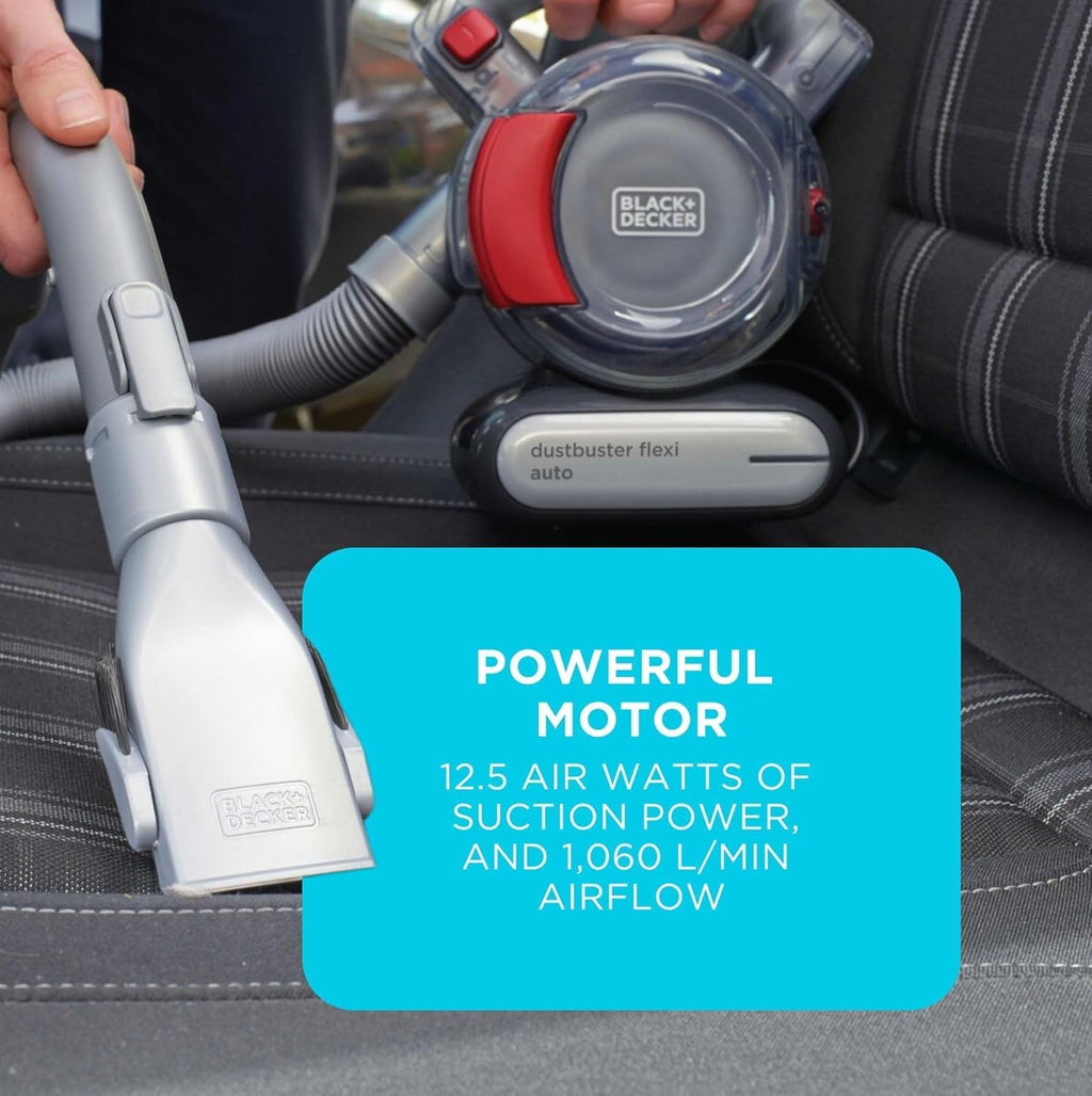 BLACK+DECKER 12 V Flexi Auto Dustbuster