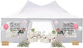 Outsunny 22 x 16 ft Party Tent With Sidewalls, Heavy Duty Event Gazebo With 2 Doors and 6 Windows for Weddings and Outdoor Parties, White