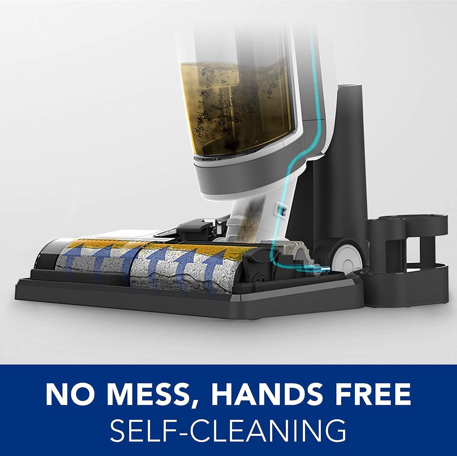 Tineco iFloor 3 Complete Wet Dry Vacuum, Floor Washer, White/Grey (Renewed)