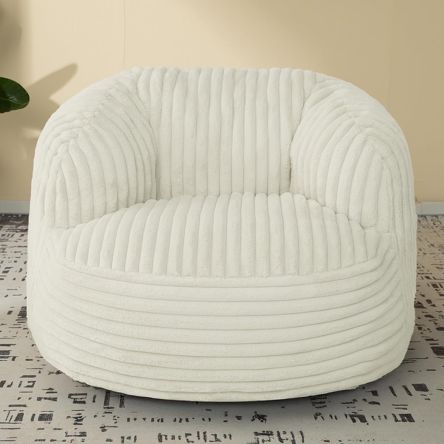 EBENCHICO Bean Bag Chair for Adults and Teens, Comfy Cozy Bean Bag Chairs,Beanbag Chair for Dorm Lazy Couch Sofa Chair Living Room Gaming,Reading