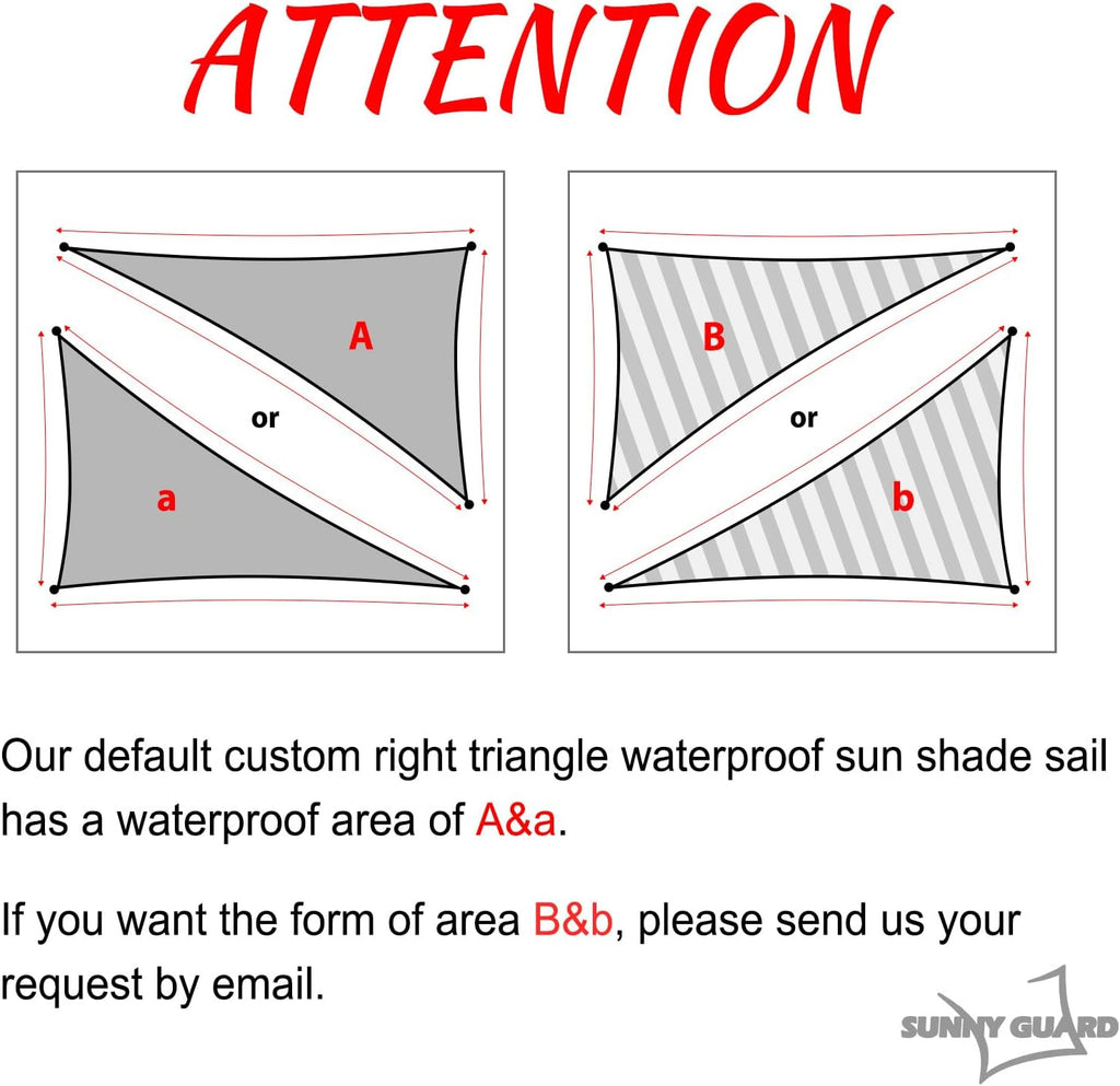 SUNNY GUARD Waterproof Sun Shade Sail 12'x12'x17' Lemon Green Right Triangle UV Block Sunshade for Backyard Yard Deck Patio Garden Outdoor Activities and Facility(Customized)